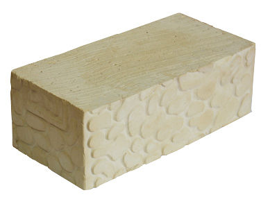 Туймазинский кирпич рядовой полнотелый с тех.отверстиями 1.4НФ серый дикий камень (М-125)