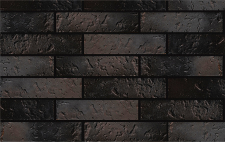 Копыловский кирпич лицевой Нуар Скала 1НФ 